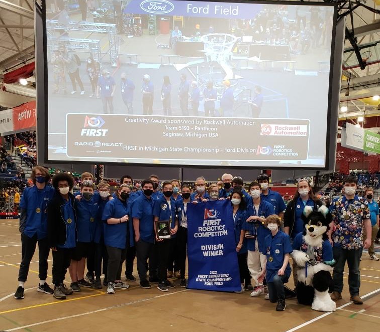 Group photo after winning Ford Field at States.